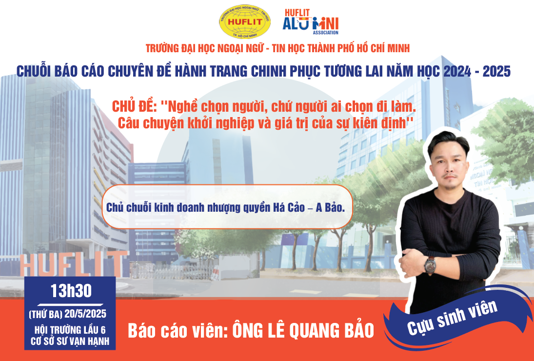 📢📢 BÁO CÁO CHUYÊN ĐỀ HÀNH TRANG CHINH PHỤC TƯƠNG LAI NĂM HỌC 2024 – 2025 CHỦ ĐỀ: “Nghề chọn người, chứ người ai chọn đi làm. Câu chuyện khởi nghiệp và giá trị của sự kiên định”